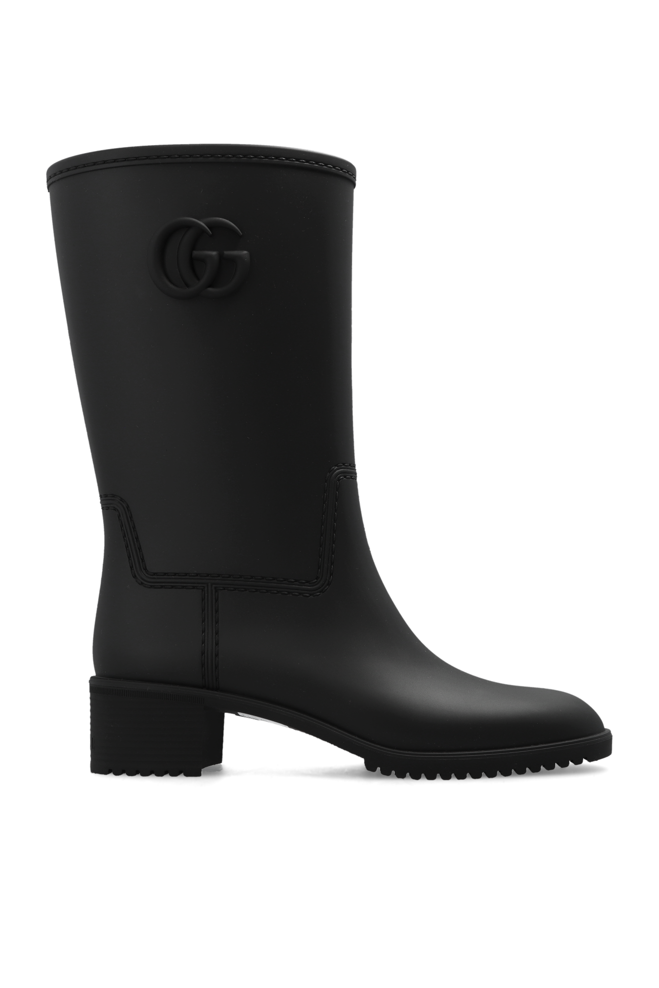 Gucci M CZY NI AKCESORIA KAPELUSZE Black Gucci Bottines noires